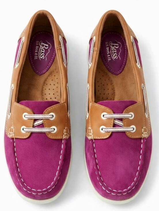 Bass Shoes - BASS 6½ Deck Shoes Revived! SAME Comfort + Artsy Bold RETRO FLAIR 80s MEET 00's!